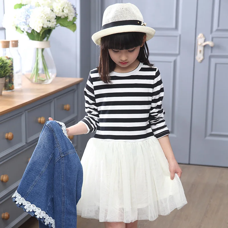 Модный детский костюм на весну-осень комплект для девочек 4-13 лет джинсовая