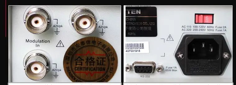 ATTEN ATF20B+ DDS функция генератор сигналов 20 МГц 100MSa/s110-220V Максимальная выходная мощность до 7 Вт
