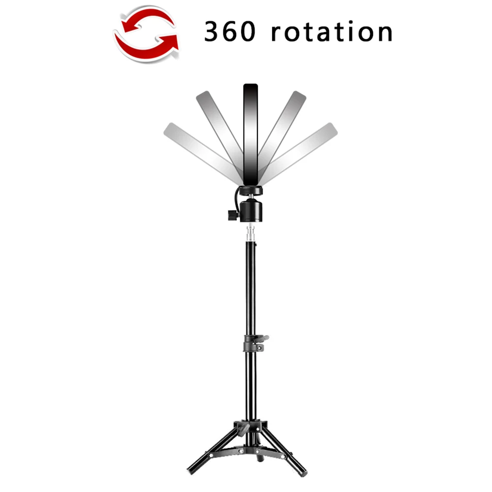 10 &quotФото селфи студия светодиодный кольцо света с держатель для мобильного