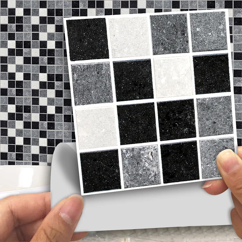 18 шт. мозаичная настенная плитка наклейка для дома кухни ванной комнаты стен