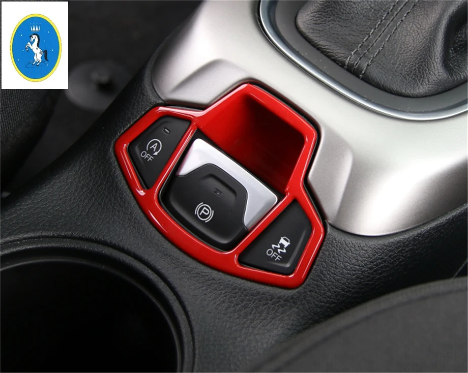 Yimaautotrim авто аксессуар электронный ручной тормоз украшения крышка отделка