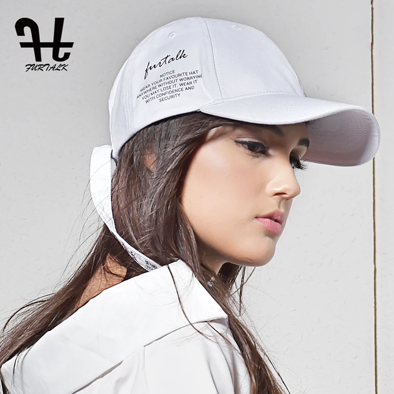 Furtalk для женщин хлопок летняя кепка бейсболка Защита от солнца Snapback шляпа кепки