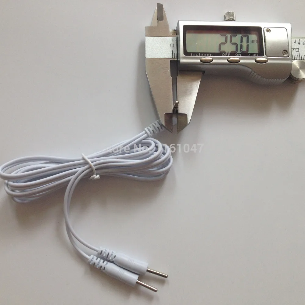 10 Pieces Replacement 2-Pin Electrode Lead Wires Connector Cables Jack DC Head 2.5mm Connect Physiotherapy Machine or TENS Unit | Красота и