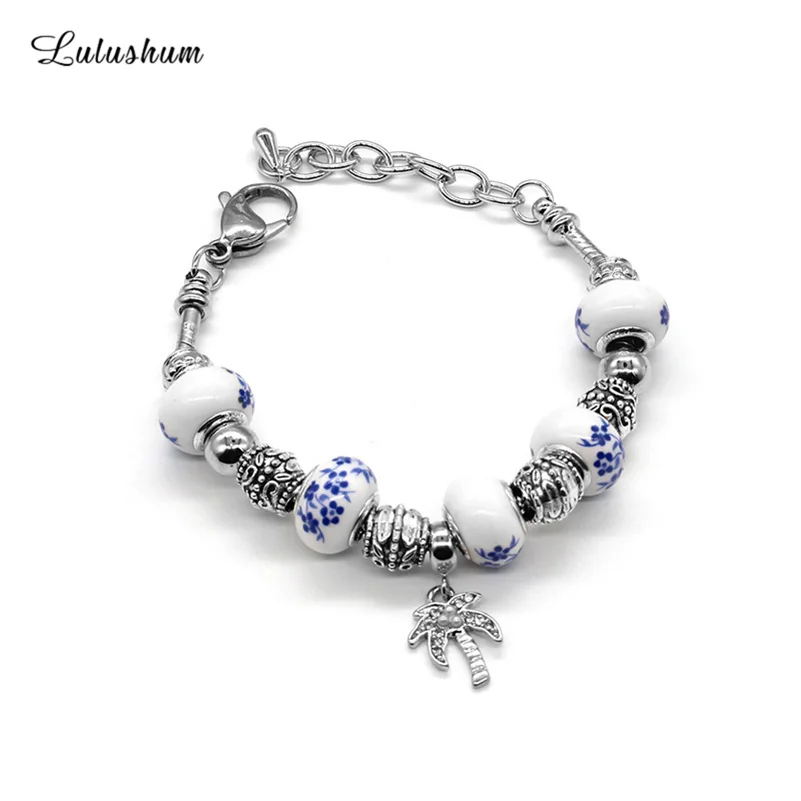 SANYU Fit Pandora браслет 2018 новый высококачественный медный ретро кулон из кокосовой