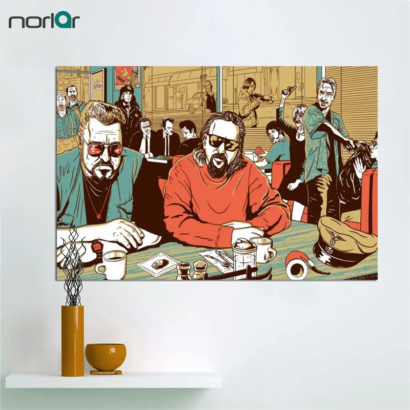 Печать на холсте большие Лебовски Уолтер Собчак фильмы Фарго нет страны для