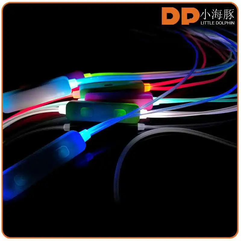 hot new trending products glow earbuds earphone color flash changing music LED | Электроника