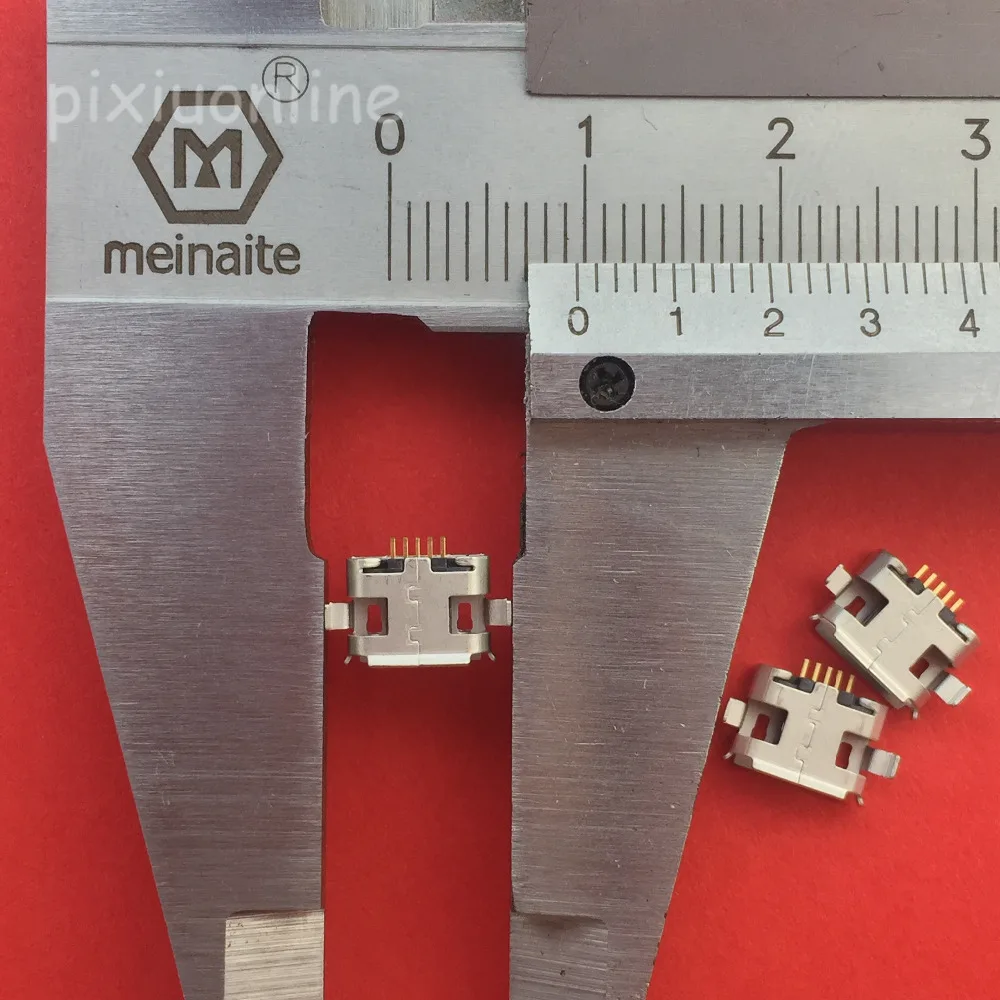 10 шт. G31Y микро USB 5pin гнездо разъем кудрявый рот 2 ноги для мобильного телефона PDA