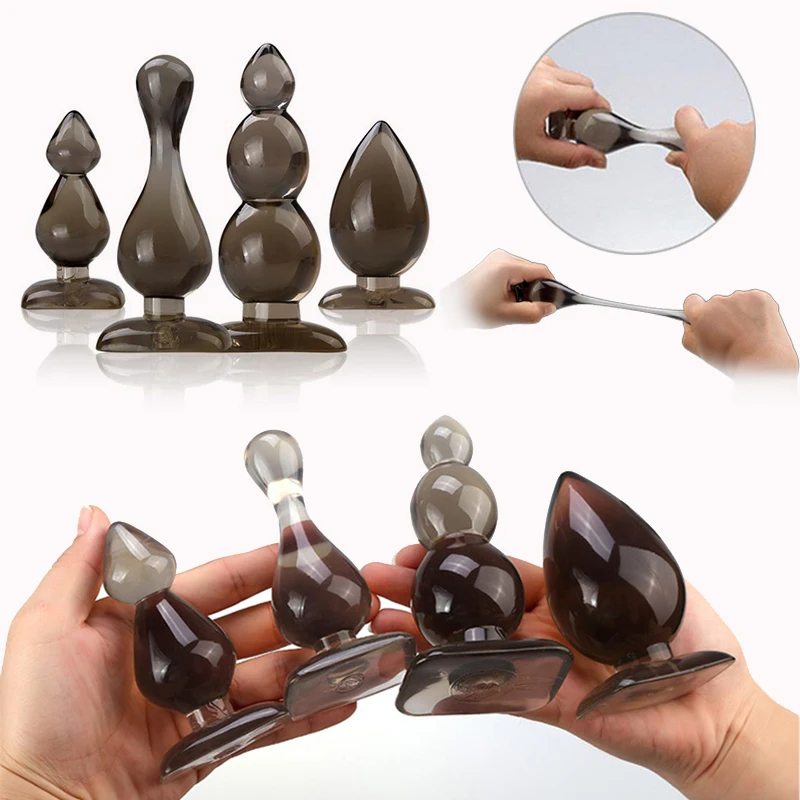 Секс-игрушки для взрослых силиконовая Анальная пробка унисекс с сильным