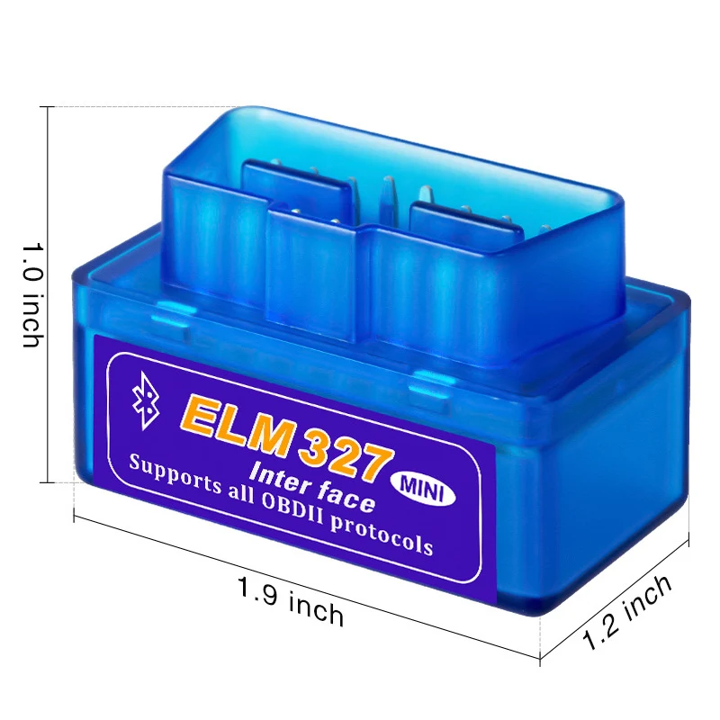 Супер Мини elm327 Bluetooth OBD2 V2.1 Elm 327 OBD 2 автомобиля диагностический инструмент сканер