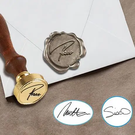 Подпись индивидуальная восковая печать Stamp | Дом и сад
