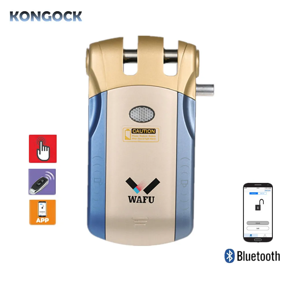 Бесключевое приложение Bluetooth умный велосипедный замок, Противоугонная сигнализация и водонепроницаемый для личного, семейного или школьного и т. д