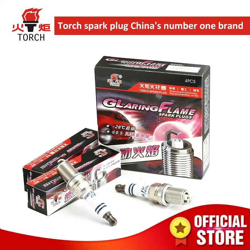 4 шт/6 шт Иридиевые свечи зажигания TORCH