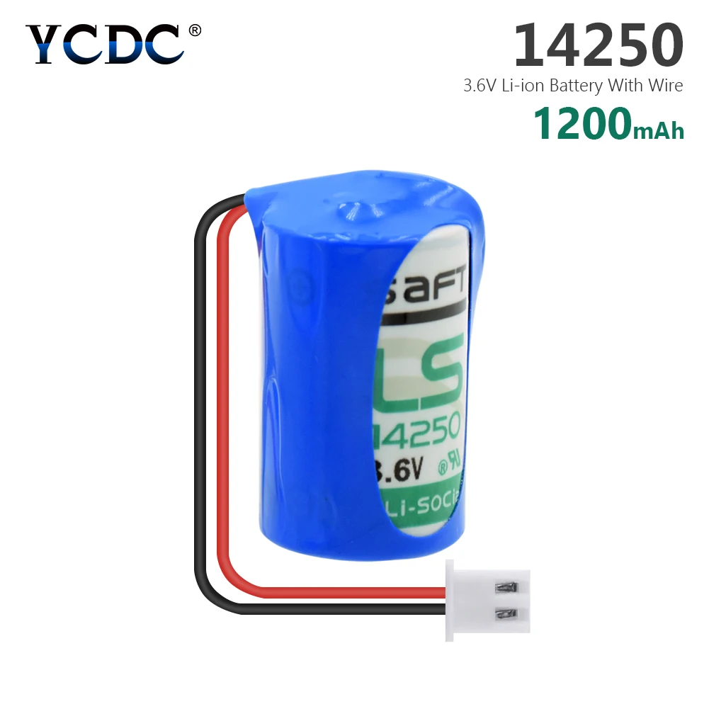 14250 1/2AA Батарея для тадиран TL2150 TL-2150 1/2AA ER14250 14250 3,6 V литиевая батарея plc с разъемом HDMI Вилки