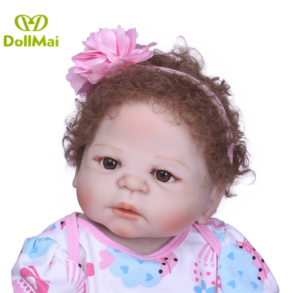 23 дюйма 57 см Bebe Baby Doll Reborn полностью силиконовая игрушка для мальчиков и девочек