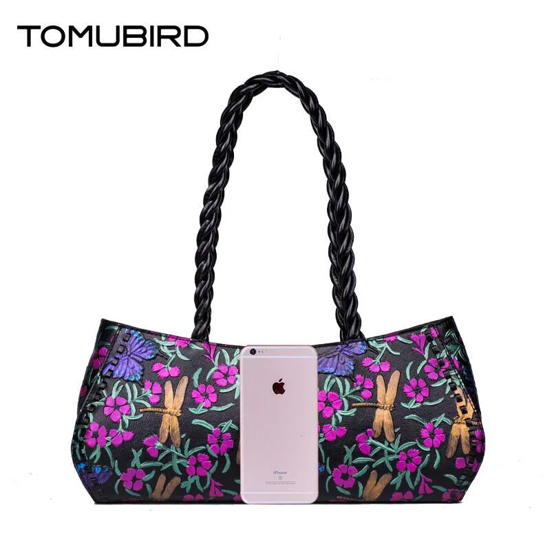 2020 новая качественная женская сумка TOMUBIRD из воловьей кожи известного бренда