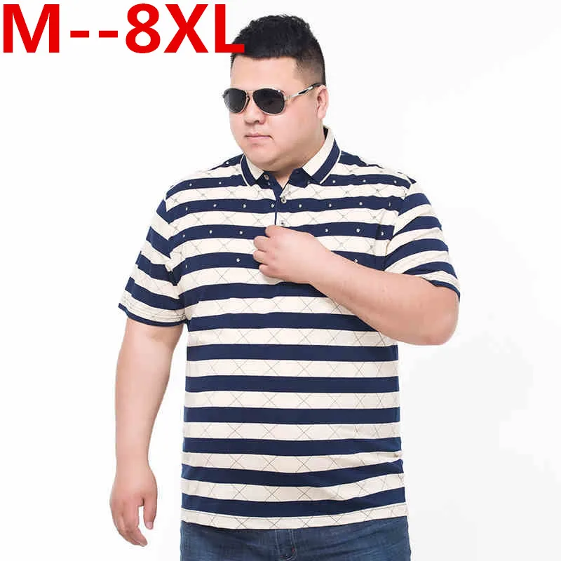 10XL 8XL 6XL 5XL 4X Для мужчин Мужские поло Вышивка узоров Поло рубашка плоский воротник