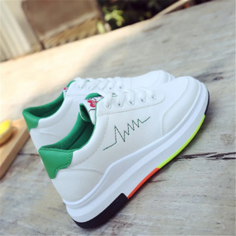 Hot Sale 2018 Lace-up Sports Shoes Women Running Athletic Trainers Outdoor Walking High quality Breathable Zapatos Demujer | Спорт и