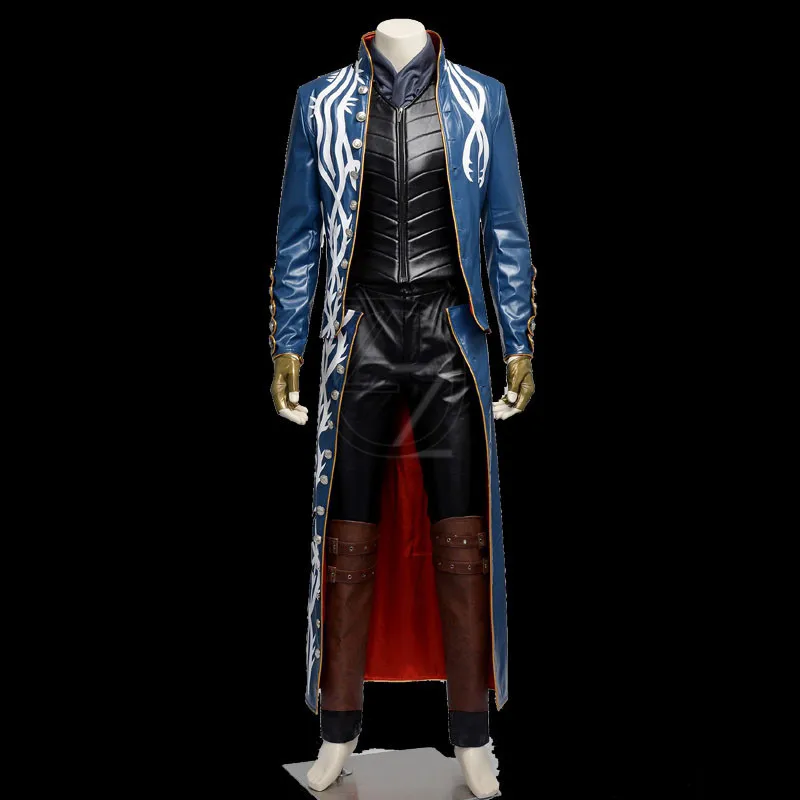 Высокое качество Devil May Cry III 3 Вергилий Косплэй костюм для взрослых Для мужчин и