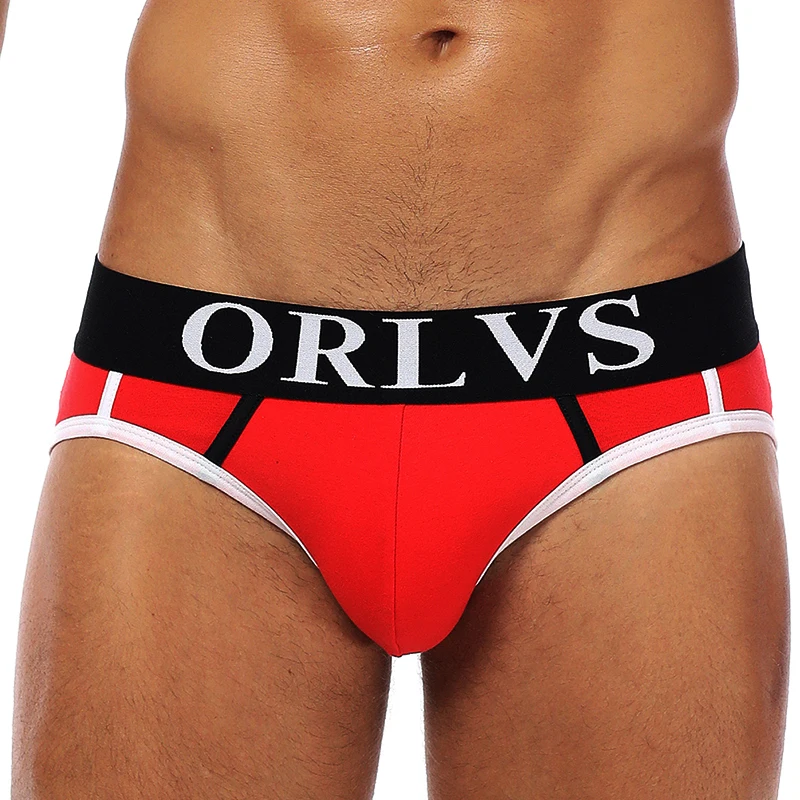 ORLVS 2019 мужские сексуальные трусы брифы из хлопка нижнее белье cueca cuecas OR13| |