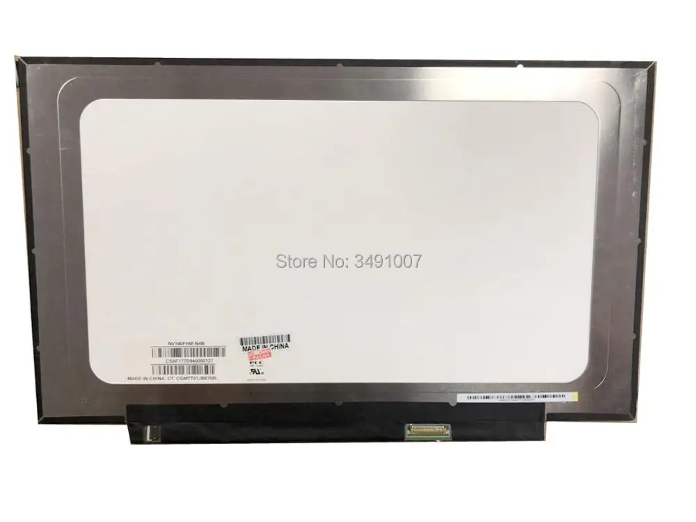 Светодиодный ЖК-дисплей NV140FHM-N4B fit NV140FHM-N62 N61 N3B N47 N4C LP140WF7 SPC1 N140HCA-EBA Экран 1920*1080 30 PIN ips