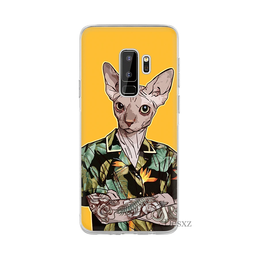 Чехол для телефона Desxz Canadian Hairless Cat Samsung Galaxy J1 J2 J3 J5 J6 J7 Prime EU US Твердый