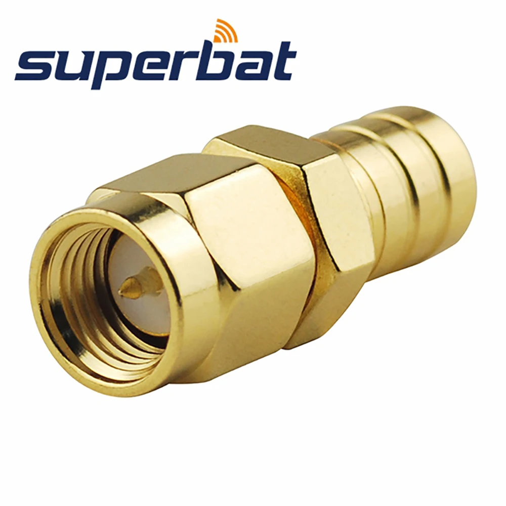 Только 5 шт. SMA-SMB адаптер Вилочная часть разъема SMA SMB Plug прямо