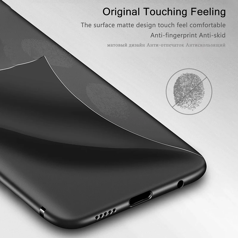 Матовый чехол для Xiaomi Redmi Note 6 Pro Роскошный мягкий силиконовый Полный Чехол Ультра