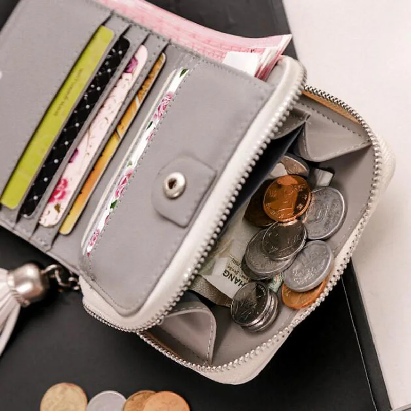 Женский кошелек с летящими птицами брендовые кошельки по долларовой цене новые