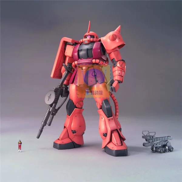 Оригинальный Gundam MG 1/100 модель MS-06S ZAKU 2 княжество зеон чар AZNABLE мобильный костюм