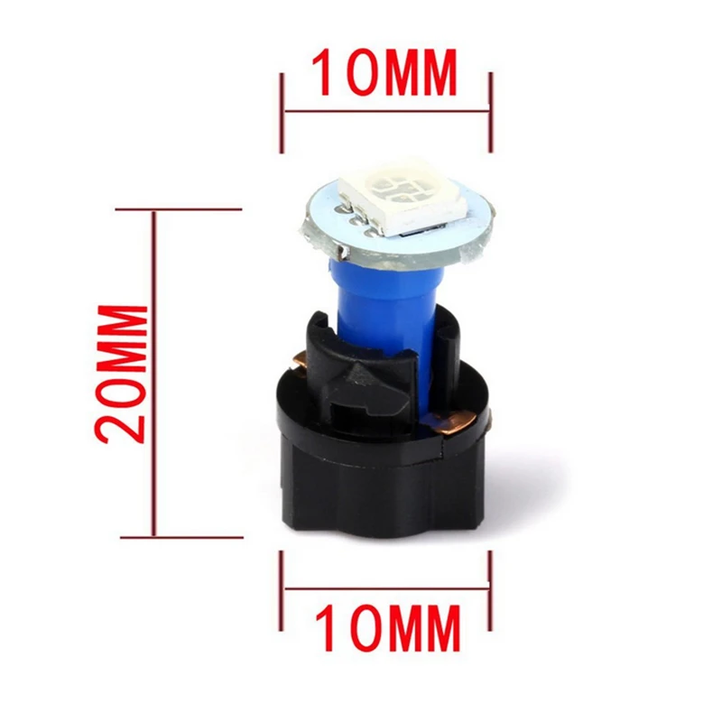 KEYECU 30 шт./компл. 12 V PC74 T5 5050 светодиодный Автомобиль Мотоцикл инструмент Панель