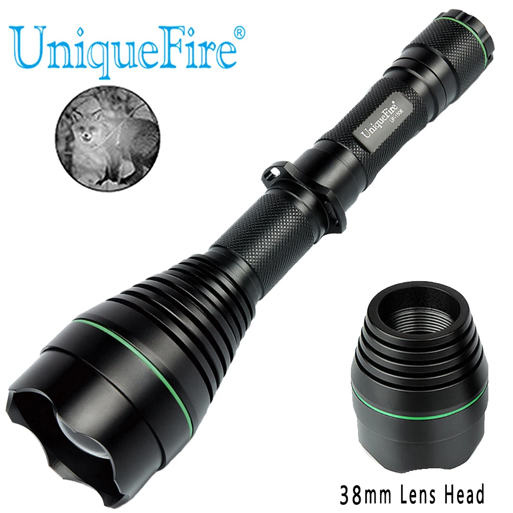 UniqueFire 1508 50 мм IR 940nm светодиодный фонарик с зумом Сменный объектив 38 выпуклой для