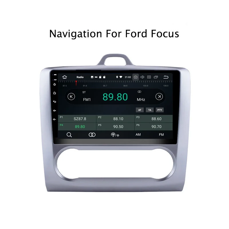 9&quot 4G RAM 32G ROM Octa Core Android 8.0 Car DVD GPS For Ford Focus 2006 2007 2008 2009 2010 2011 2012- AT Radio Stereo | Автомобили и