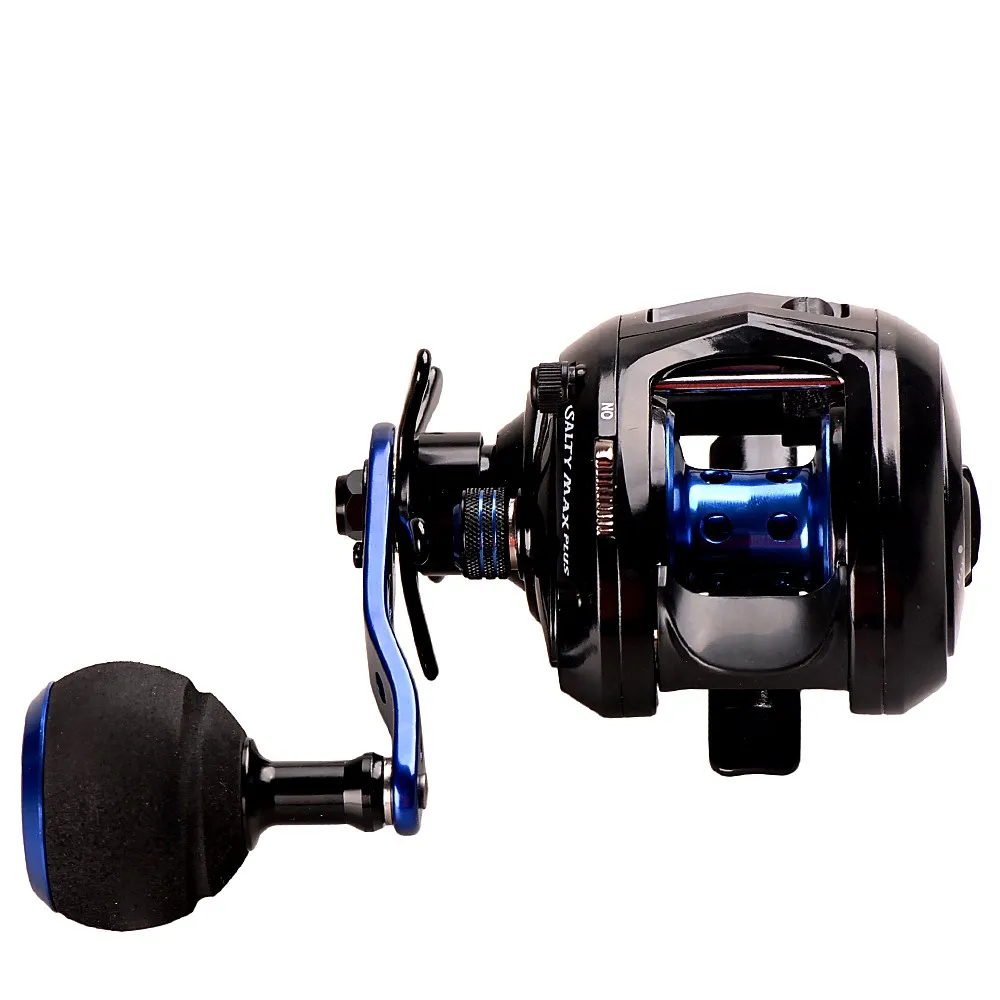 Abu Garcia SALTY MAX PLUS Baitcast Рыболовная катушка 3BB 6 2: 1 Max Drag 5 кг Магнитная тонкая тюнинг