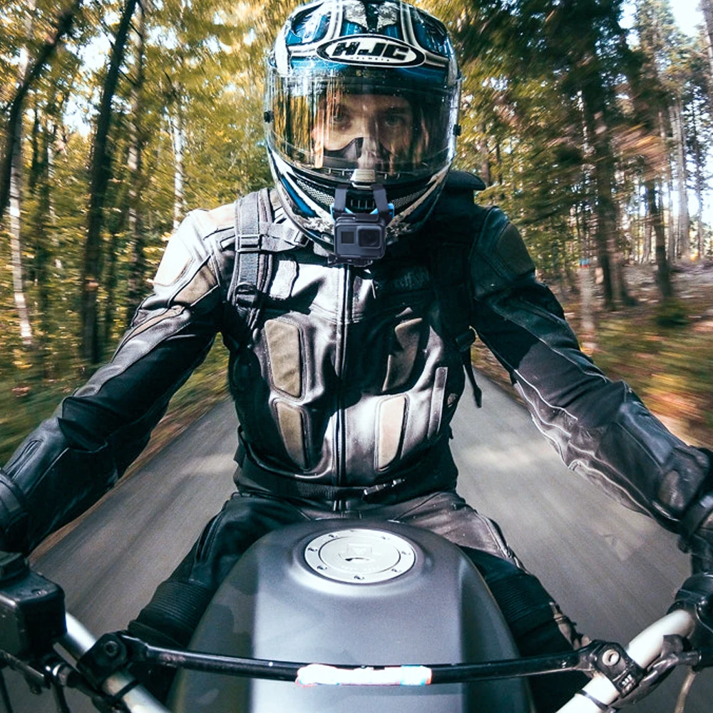 Кронштейн для крепления на мотоциклетный шлем Gopro Hero 7 6 5 4 SJCAM Xiaomi Yi EKEN|Чехлы