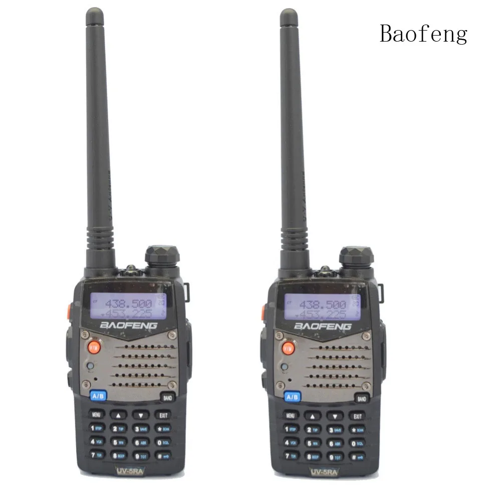

2pcs Baofeng UV-5RA For Police Walkie Talkies Scanner Radio Dual Band Cb Ham Radio Transceiver UHF 400-470MHz & VHF 136-174MHz