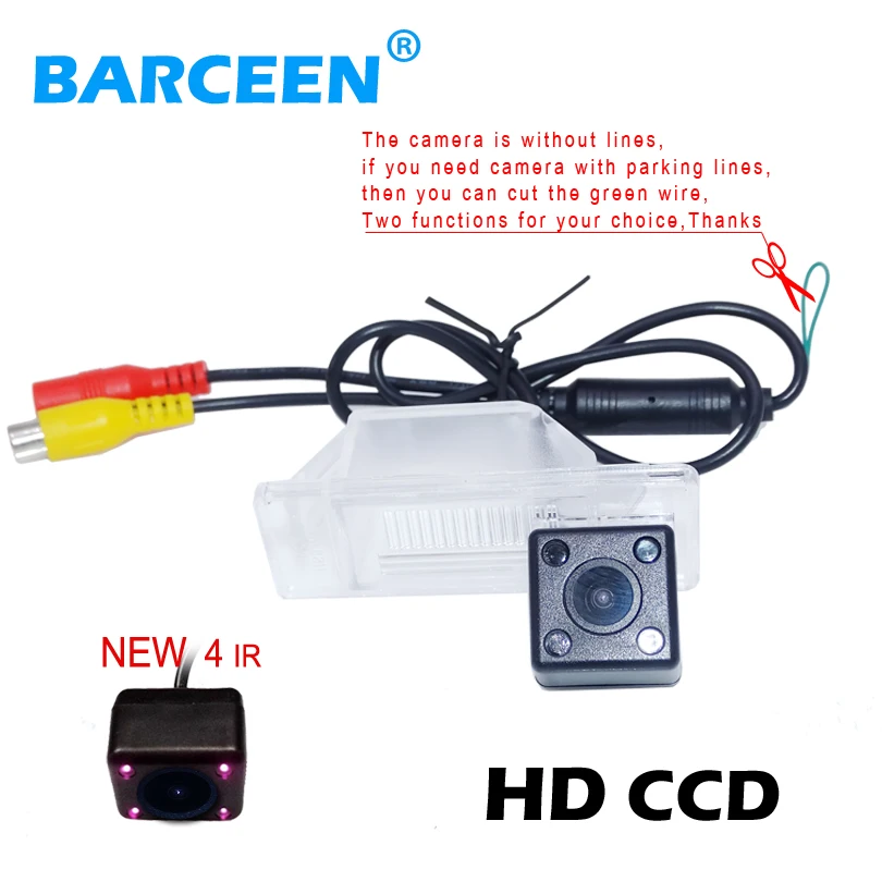 

Bring car parking line car backup reversing camera auto wire 4 ir for NISSAN QASHQAI /X-TRAIL for Peugeot 307 Hatchback