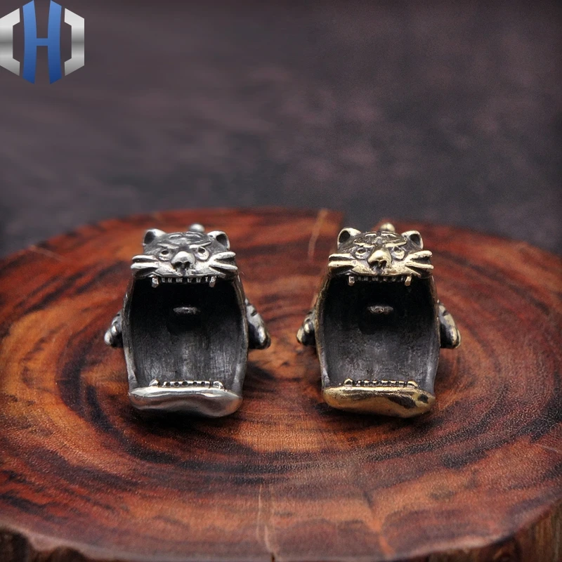 Нож кулон с бусинами и зонтиком EDC Big Mouth Tiger|Ножи| |