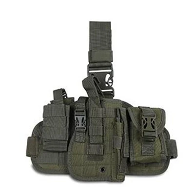green Высокое качество, тактическая кобура для бедер, военная страйкбольная кобура для ног, регулируемая кобура для охоты, стрельбы, падения для ног - Цвет: green