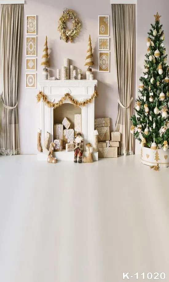 Vinyl Photography Backdrop Christmas Backgrounds Computer Printed Kids Photo Studio Backdrops fond photographie noel | Электроника