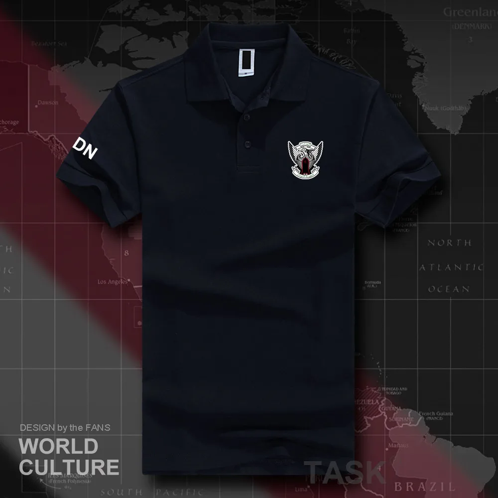 Северный Судан суданский SDN мусульманские рубашки поло мужские с коротким