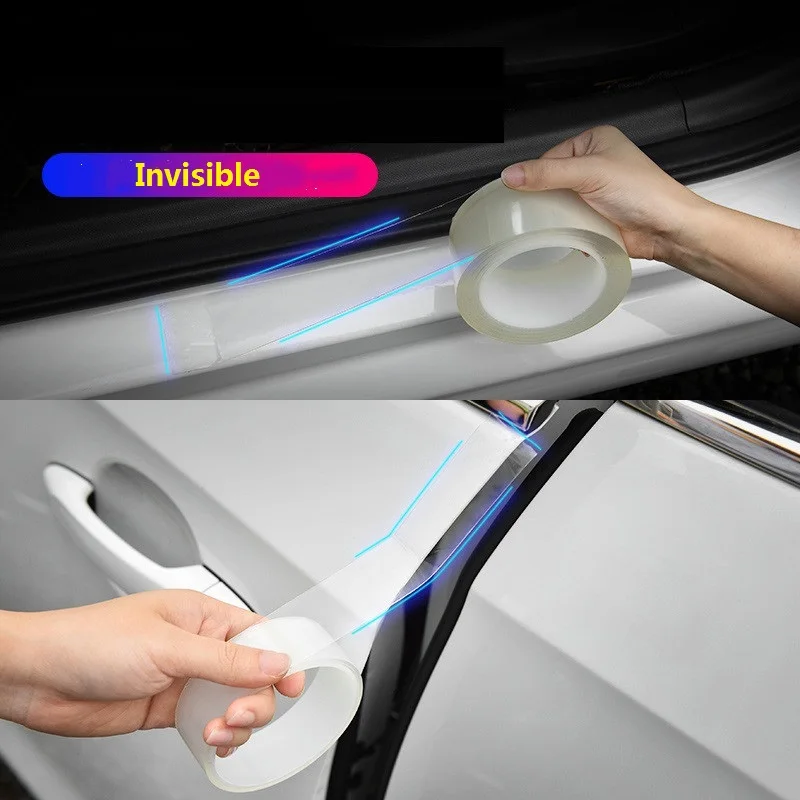 

2019 New Open The Door Car Anti Collision Auto Door Collision Avoidance Stick Rubber Strip Decoration Stickers Car Accessories