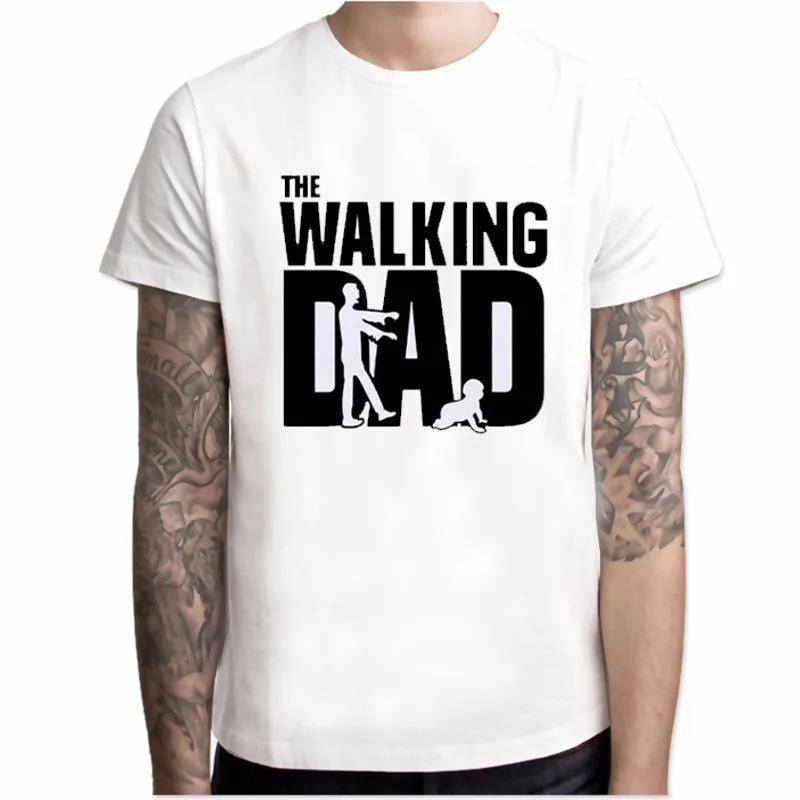 2019 новейшая футболка для папы мужские топы повседневные футболки отца с коротким