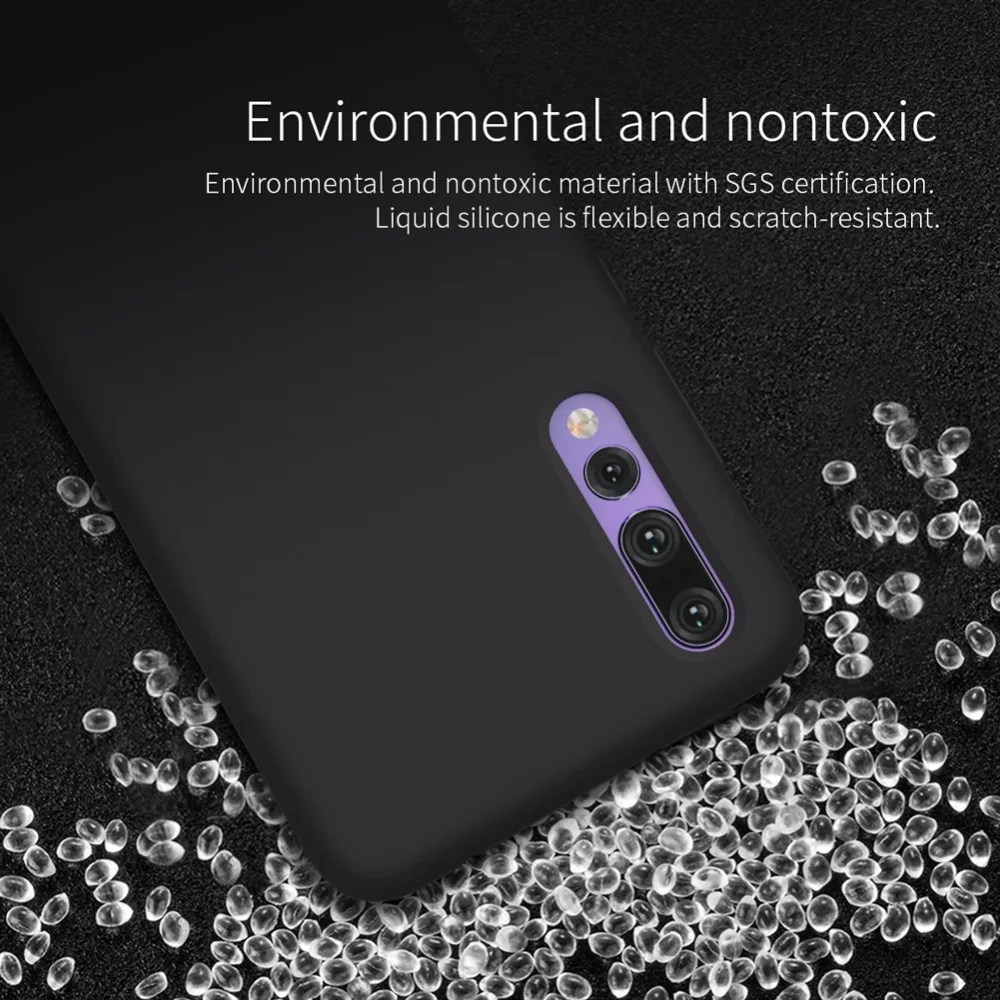 Защитный чехол Nillkin Flex Pure для huawei P30 P20 Pro Чехол тонкий мягкий жидкий силиконовый резиновый противоударный чехол для телефона для Nova 4e
