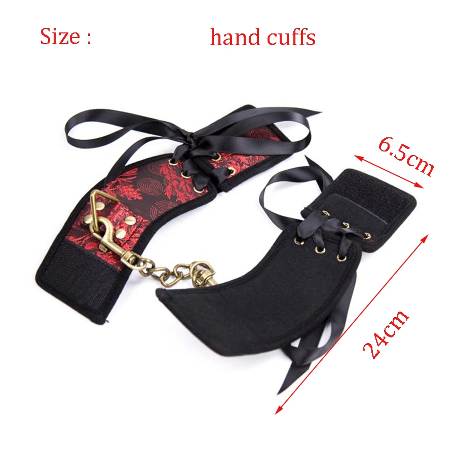 Набор из 3 предметов набор для БДСМ винтажный роскошный шелковистый ошейник и