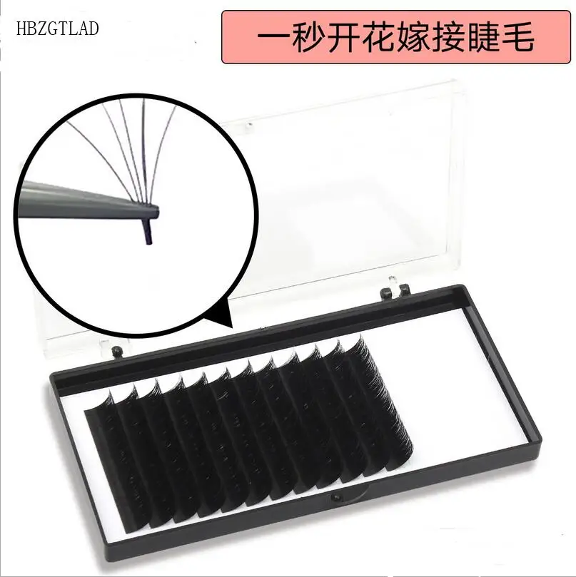 [0.05 C/D/CC/DD] Mia Blossom Camellia Lash Volume Eyelash Extension Multi Length Strip Tray Auto Fan Easy | Красота и здоровье