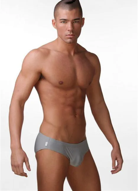 Мужская пижама с низкой талией темно серые/черные/белые трусы из Гладкого шелка