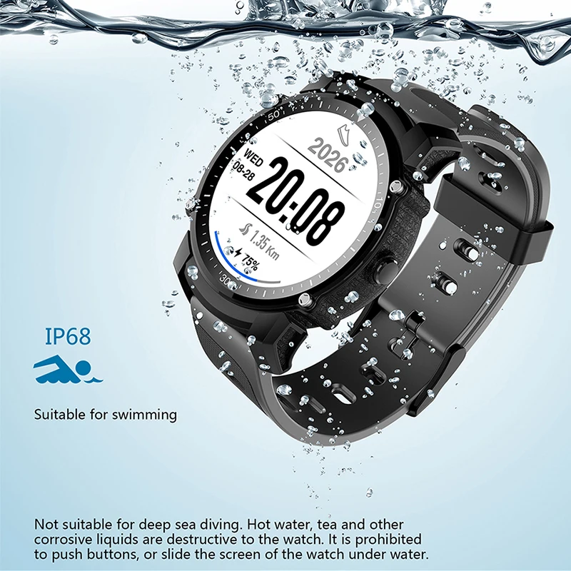 Itormis gps Смарт часы Smartwatch спортивные Фитнес браслет Bluetooth IP68 Поддержка плавание