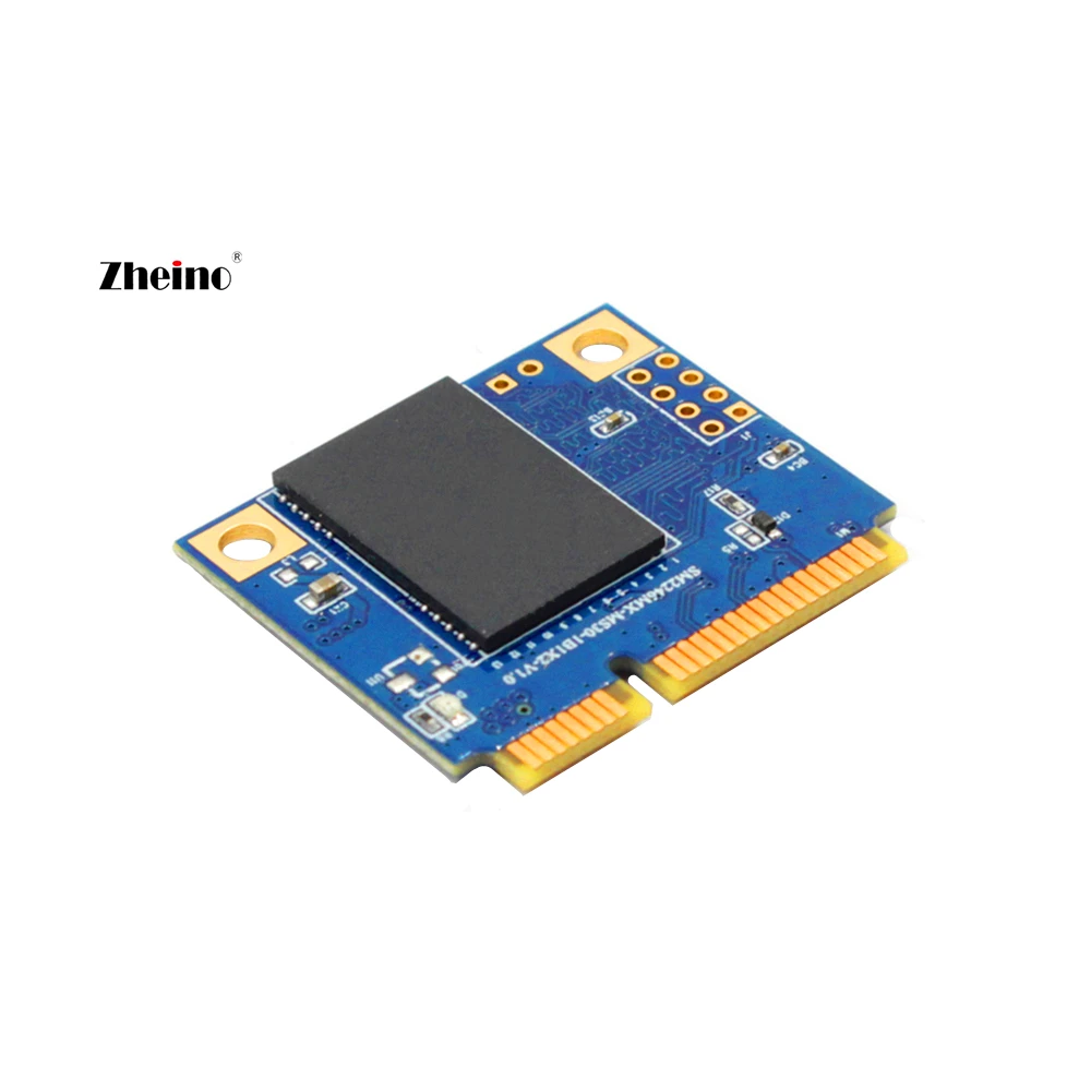Zheino половина размер mSATA 16 ГБ 32 ГБ 64 ГБ SSD 2D MLC NAND флэш внутренний модуль твердотельный диск для портативных ПК