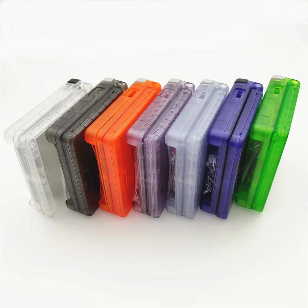 Прозрачный корпус корпуса чехол для nintendo для GBA SP ДЛЯ Gameboy Advance SP консоль+ отвертка