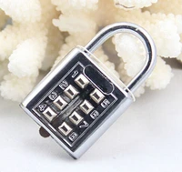 4 digit combination password lock metal security lock suitcase luggage coded lock cupboard cabinet locker padlock